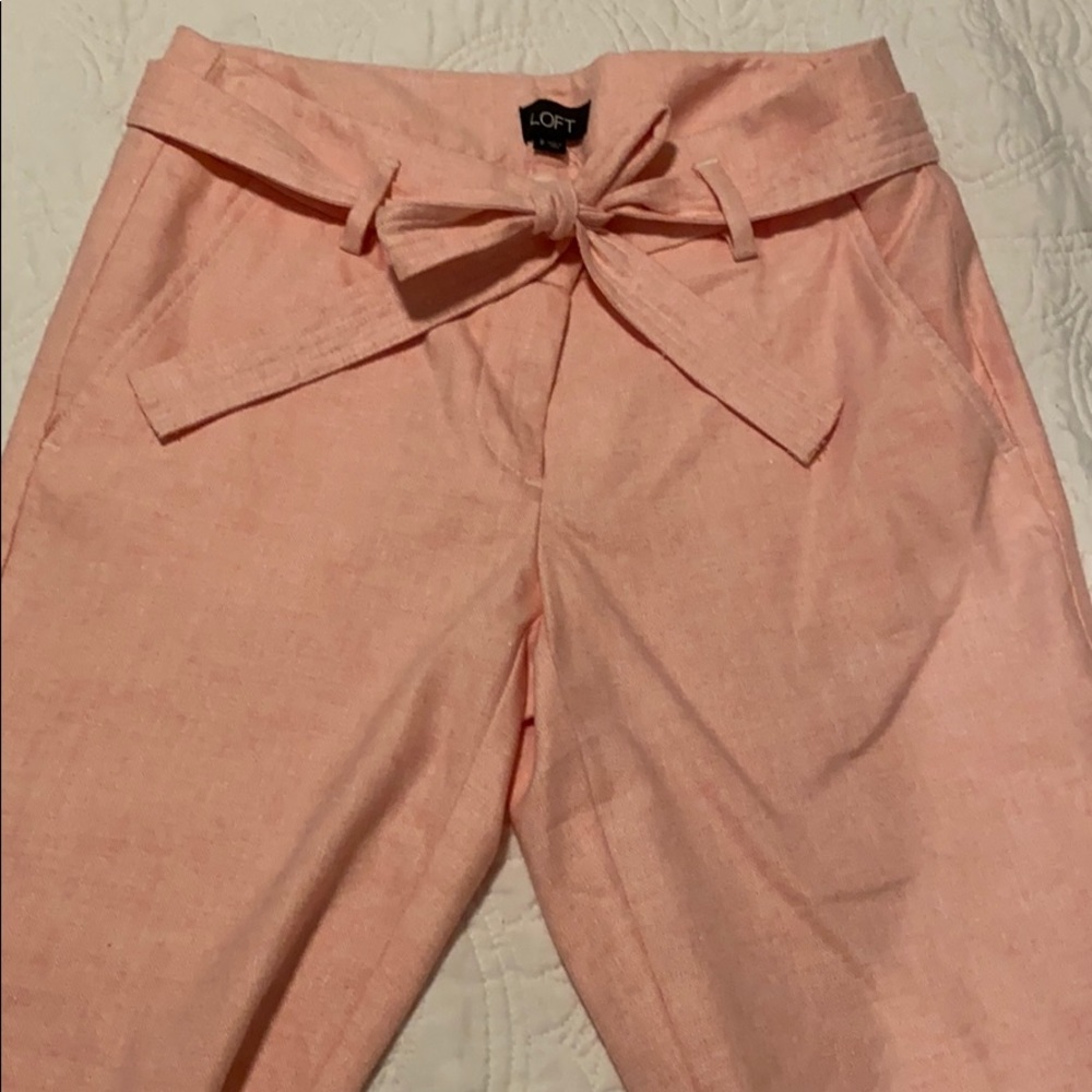 Loft Pink Pants NWT
